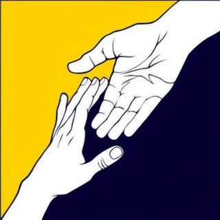 The HOPE Foundation helping hands logo